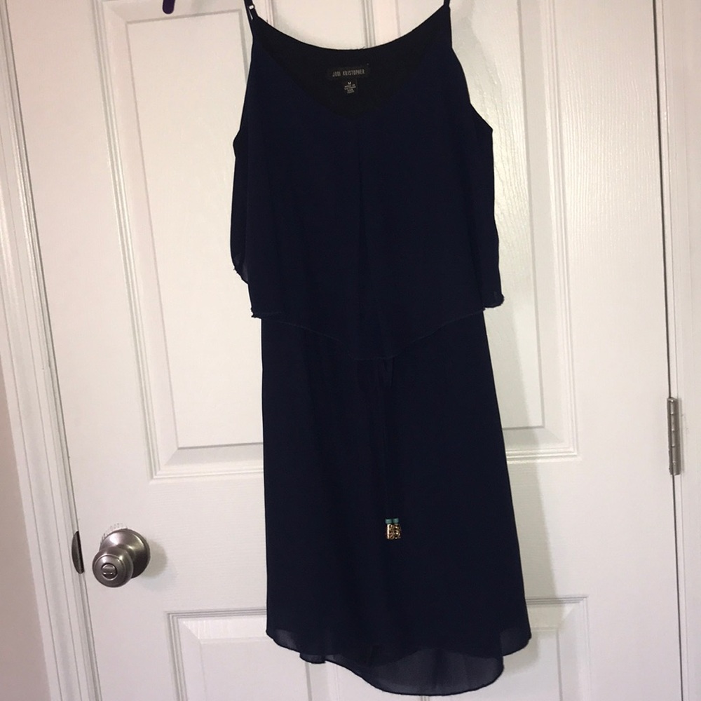 Jodi Kristopher Navy Blue Dress